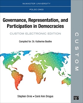 CUSTOM: McMaster University POLSCI 2M03 Governance, Representation, and Participation in Democracies Custom Electronic Edition