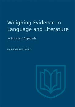 Weighting Evidence in Language and Literature: A Statistical Approach
