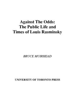 Against the  Odds: The Public Life and Times of Louis Rasminsky