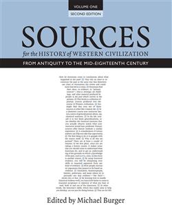 Sources for the History of Western Civilization, Volume I: From Antiquity to the Mid-Eighteenth Century, Second Edition