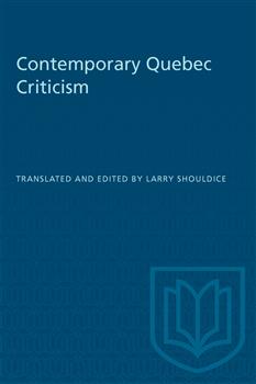 Contemporary Quebec Criticism