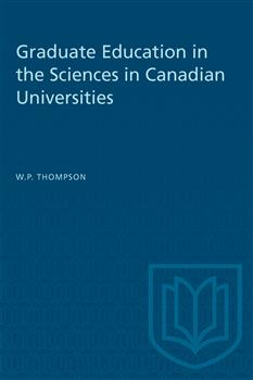 Graduate Education in the Sciences in Canadian Universities