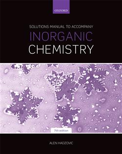 180-day rental: Solutions Manual to Accompany Inorganic Chemistry 7th Edition