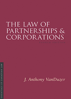 The Law of Partnerships and Corporations, 4/e