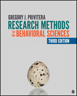 Research Methods for the Behavioral Sciences 3e