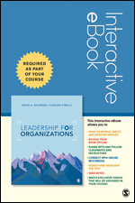 Interactive: Leadership for Organizations Interactive eBook