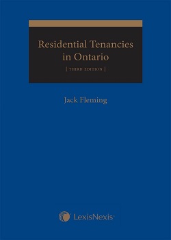 Residential Tenancies in Ontario, 3rd Edition