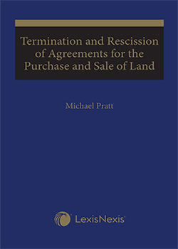 Termination and Rescission of Agreements for the Purchase and Sale of Land